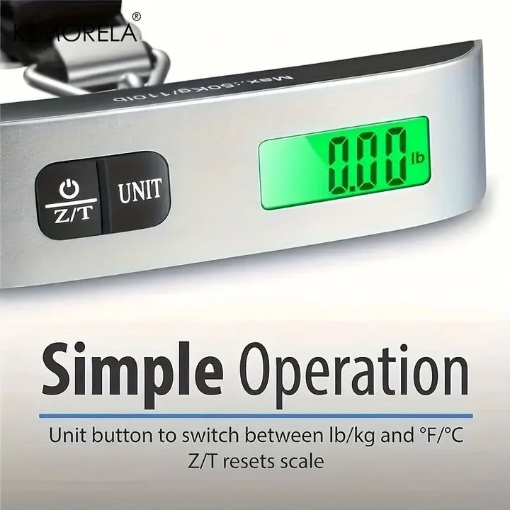 Luggage Scale Electronic Digital Portable 110lb/50kg
