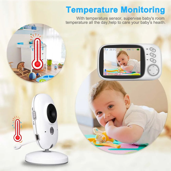 Video Baby Monitor  Two-way Audio Night Vision